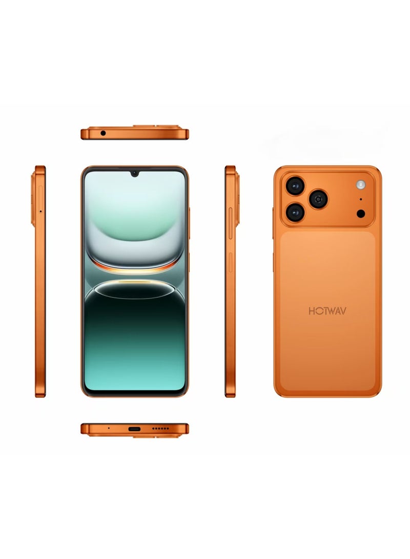 HOTWAV A17 Pro Max Smartphone Orange - Image 1